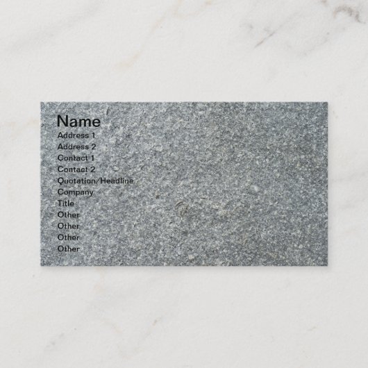Carte De Visite Texture granite (Devant)