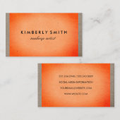 Carte De Visite Texture gras (Devant / Derrière)