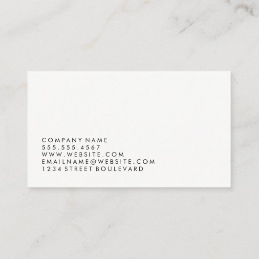 Carte De Visite Texture gris Jacquard (Dos)