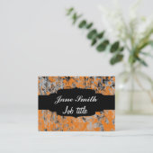 Carte De Visite Texture grise Brown (Debout devant)