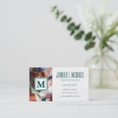 Carte De Visite Texture grunge d'aquarelle abstraite avec la (Debout devant)