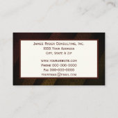 Carte De Visite Texture hexagonale avec logo personnalisé (Dos)