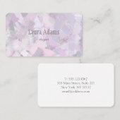 Carte De Visite Texture impétueuse de courses (Devant / Derrière)