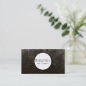Carte De Visite Texture Marron (Debout devant)