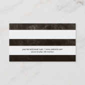 Carte De Visite Texture Marron (Dos)