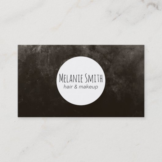 Carte De Visite Texture Marron (Devant)
