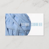 Carte de visite texture matière fil de coton (Devant)