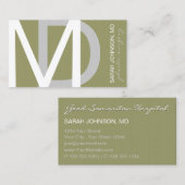 Carte De Visite Texturé Médicale Docteur CHOISIR COULEUR ARRIÈRE - (Devant / Derrière)