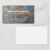 Carte De Visite Texture métallique (Devant / Derrière)