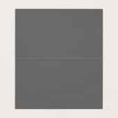 Carte De Visite Texture métallique foncée simple (Intérieur déplié)