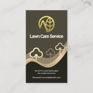 Carte De Visite Texture métallique Paysage montagneux