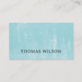 Carte De Visite Texture minimale professionnelle Blanc bleu Consul (Devant)