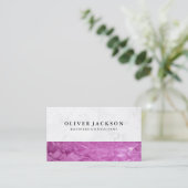 Carte De Visite Texture minimaliste (Debout devant)