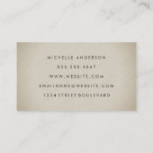 Carte De Visite Texture minimaliste (Dos)