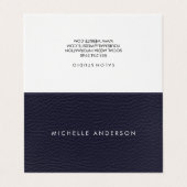 Carte De Visite Texture minimaliste (Extérieur déplié)