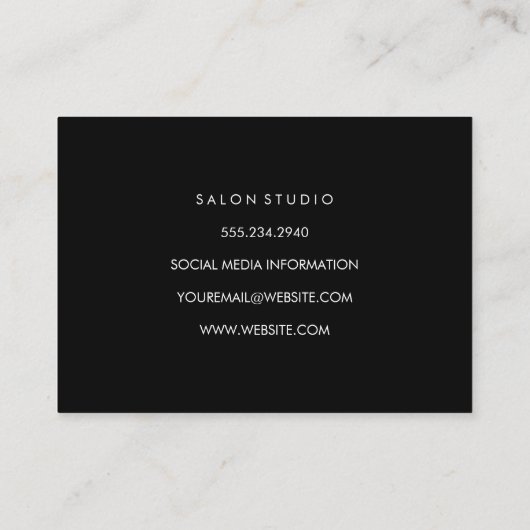 Carte De Visite Texture minimaliste (Dos)