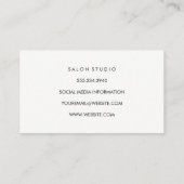 Carte De Visite Texture minimaliste (Dos)