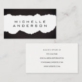 Carte De Visite Texture minimaliste (Devant / Derrière)