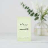 Carte De Visite Texture Minimaliste (Debout devant)