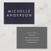 Carte De Visite Texture minimaliste (Devant / Derrière)