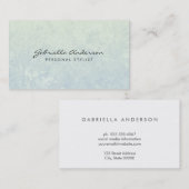 Carte De Visite Texture minimaliste (Devant / Derrière)