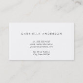 Carte De Visite Texture minimaliste (Dos)