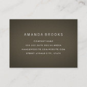 Carte De Visite Texture minimaliste Brown (Dos)