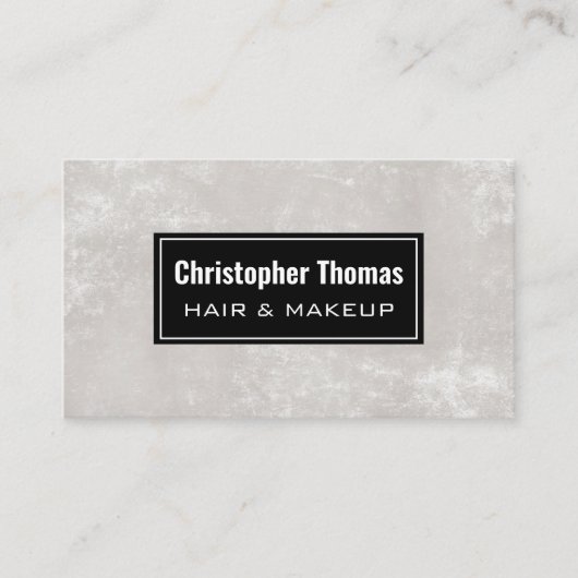 Carte De Visite Texturé moderne (Devant)