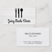 Carte De Visite Texture moderne argenterie (Devant / Derrière)