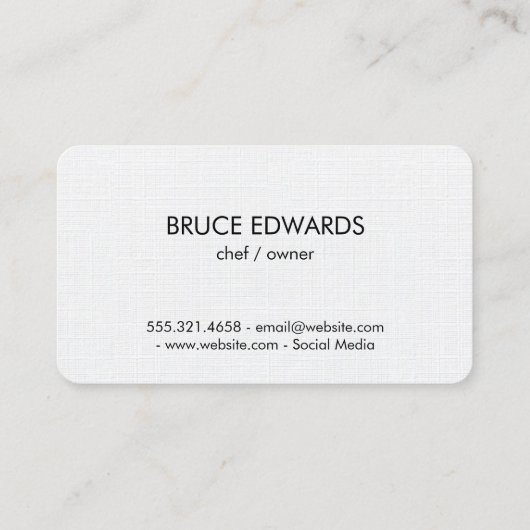 Carte De Visite Texture moderne argenterie (Dos)