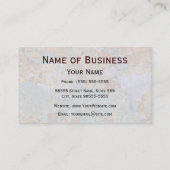 Carte De Visite Texture moderne de pierre de lichen (Dos)