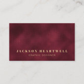 Carte De Visite Texture moderne des huiles de Bourgogne Code QR (Devant)