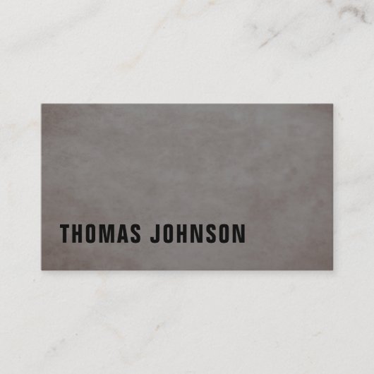 Carte De Visite Texture moderne Gris Gras (Devant)