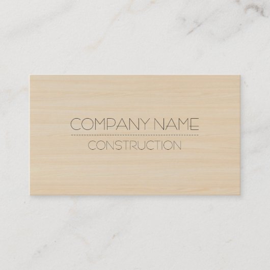 Carte De Visite Texture moderne professionnelle du grain de bois n (Devant)