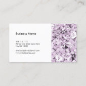 Carte De Visite Texture moderne violet diamant tendance (Dos)