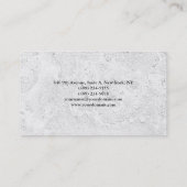 Carte De Visite Texture murale grise professionnelle élégante (Dos)