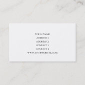 Carte De Visite texture nacre fausse iridescente (Dos)