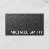 Carte De Visite Texture noire (Devant)
