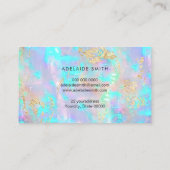 Carte De Visite texture opale (Dos)