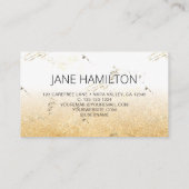 Carte de visite texture or code QR (Dos)