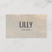 Carte De Visite Texture Or Professionnelle Moderne Design (Devant)