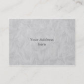 Carte De Visite TEXTURE PAPIER Arrière - plan - gris (Dos)