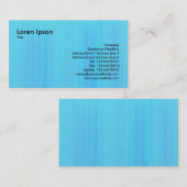 Carte De Visite Texture peinte en bleu (Devant / Derrière)