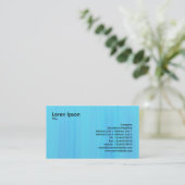 Carte De Visite Texture peinte en bleu (Debout devant)