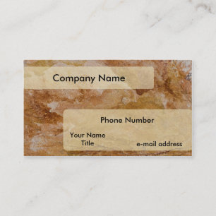 Carte De Visite Texture Red Rock