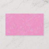 Carte De Visite Texture rose brosse (Dos)