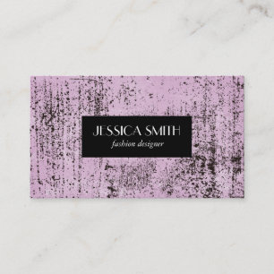 Carte De Visite Texture rose Grunge