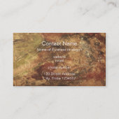 Carte De Visite Texture rugueuse et Patinée (Dos)