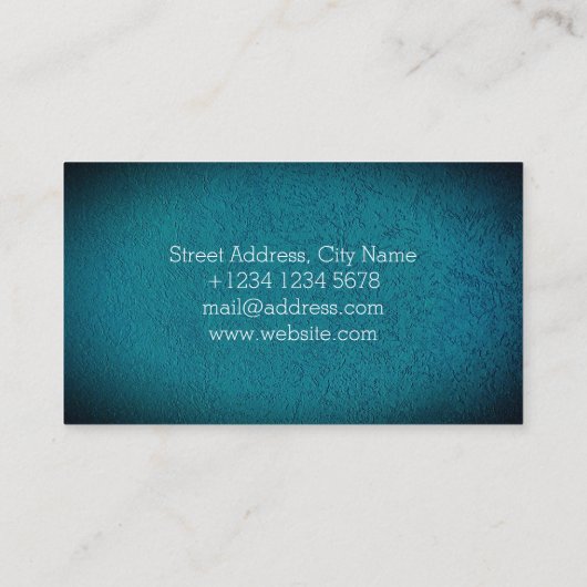 Carte De Visite Texture rustique de mur de rue (Dos)