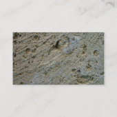 Carte De Visite Texture sciée de détail de bloc de chaux (Dos)